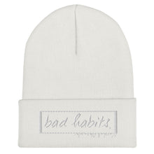 Load image into Gallery viewer, Bad Habits Cuffed Beanie
