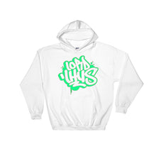Load image into Gallery viewer, Lord Lhus Neon Green Tag Hoodie